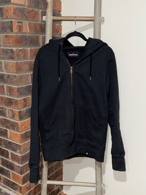 American Giant Full Zip Hoodie – Men’s M – Dark Blue– Made in USA – EUC